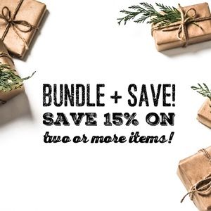 Bundle for extra savings! 🖤
